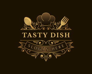 Dish - Cusine Chef Dining Restaurant logo design