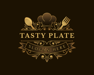 Dish - Cusine Chef Dining Restaurant logo design