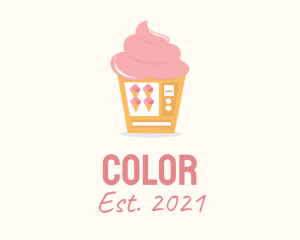 Cold - Vending Machine Ice Cream logo design