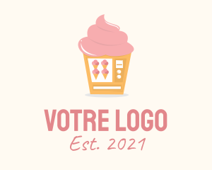 Automated - Vending Machine Ice Cream logo design