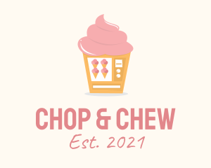 Sweet - Vending Machine Ice Cream logo design
