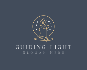 Starry Night Candle logo design