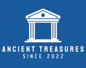 Ancient Courthouse Building logo design