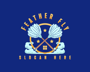 Cleaning Feather Duster logo design