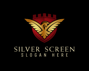 Golden Eagle Shield Logo