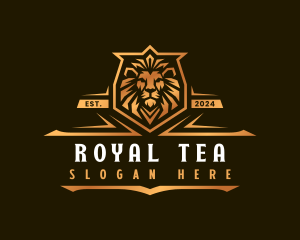 Royal Lion Shield logo design