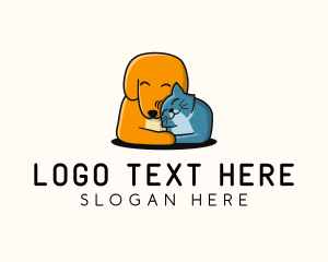 Veterinarian - Dog Cat Pet Animal logo design