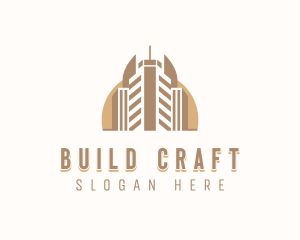 Skyscraper Building Property logo design