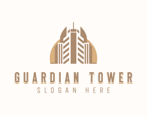 Skyscraper Building Property logo design