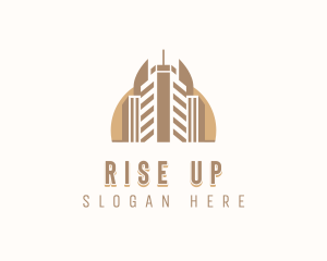 Skyscraper Building Property logo design