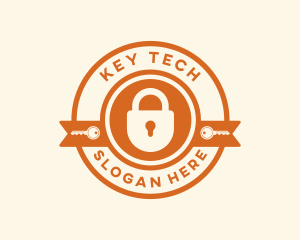 Lock Key Maker logo design