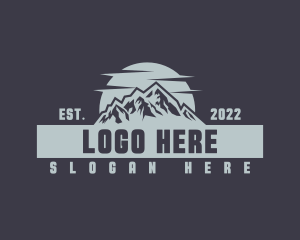 Hills - Summit Mountain Explore logo design