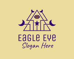 Celestial Psychic Eye logo design