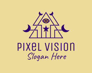 Celestial Psychic Eye logo design