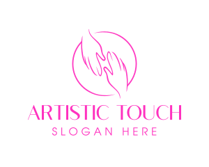 Minimalist Nail Spa logo design