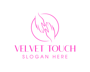 Minimalist Nail Spa logo design