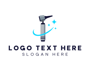 Care - Medical Otoscope Instrument logo design