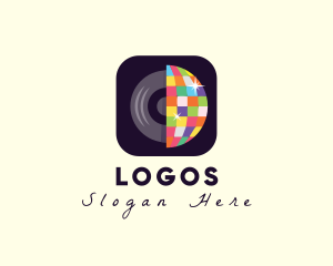 Disco - Disco Music App logo design