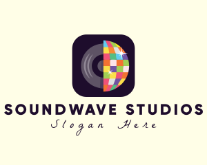 Album - Disco Music App logo design