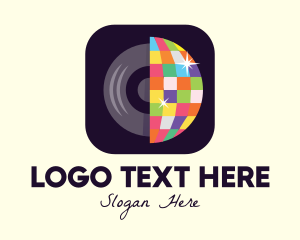 App - Disco Music App logo design