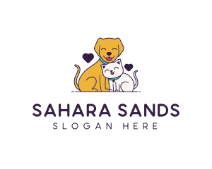 Veterinary Animal Pet Care Logo