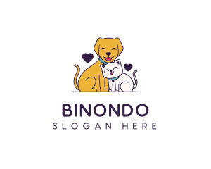 Siamese - Veterinary Animal Pet Care logo design