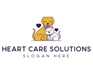 Veterinary Animal Pet Care logo design