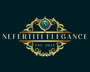 Luxury Crest Ornamental logo design