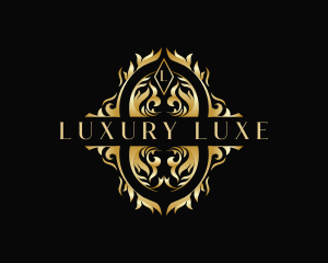 Luxury Ornament Wreath logo design