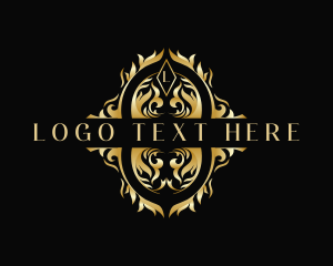 Jewellery - Luxury Ornament Wreath logo design