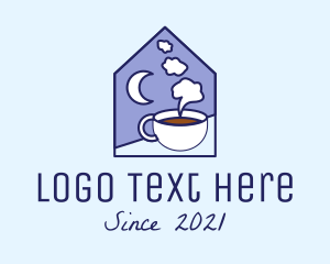 Night Coffee Cafe logo design