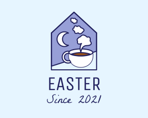 Barista - Night Coffee Cafe logo design