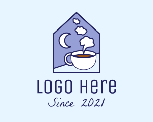 Night Coffee Cafe logo design