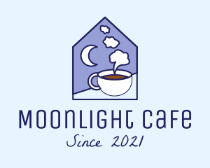 Night - Night Coffee Cafe logo design