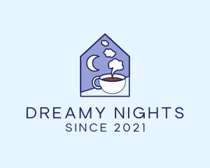 Night Coffee Drink logo design