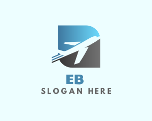Plane Aeronautics Pilot Flight Logo