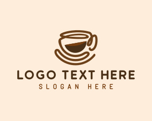 Coffee Beans - Coffee Cup Cafe logo design