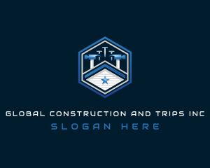 Hammer Renovation Construction Logo