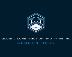 Hammer Renovation Construction logo design