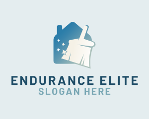 Shiny House Cleaning Logo