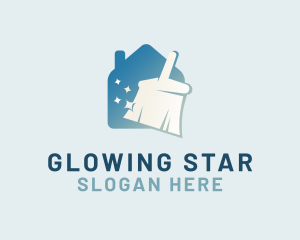 Shining - Shiny House Cleaning logo design