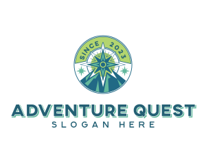 Expedition - Mountain Exploration Compass logo design