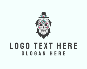 Festival - Hat Skull Man logo design