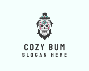 Hat Skull Man  logo design