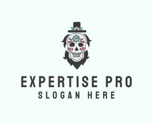 Hat Skull Man  logo design