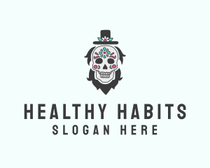 Hat Skull Man  logo design