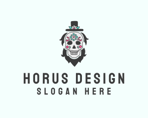 Hat Skull Man  logo design