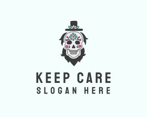 Hat Skull Man  logo design