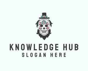 Scary - Hat Skull Man logo design