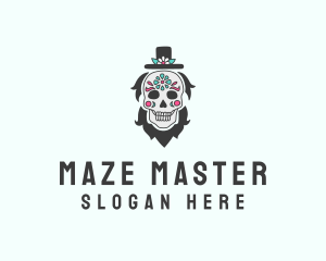 Hat Skull Man  logo design